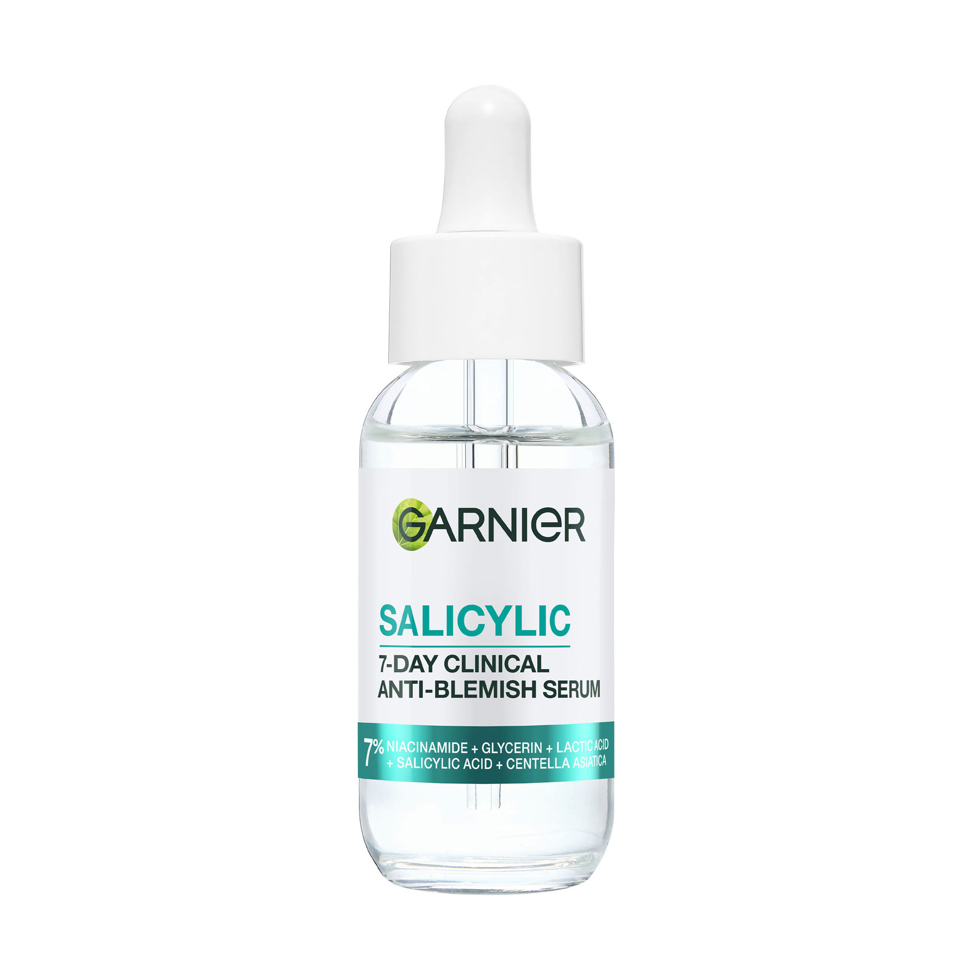 Уцінка! Сироватка для обличчя GARNIER Pure Active Salicylic 7-Day Clinical Anti-Blemish Serum проти недосконалостей шкіри, 30 мл